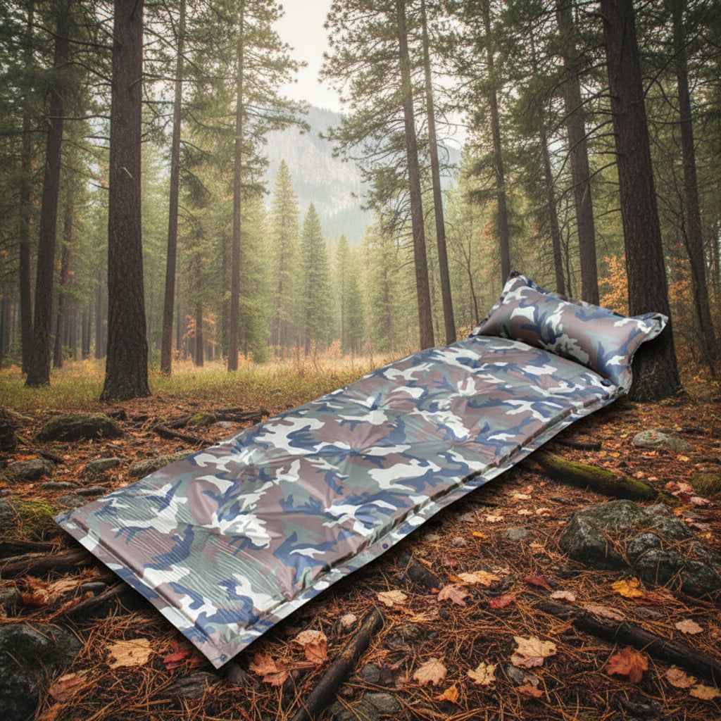 The Ridge-Cushion Self-Inflating Sleep System for All-Terrain Comfort