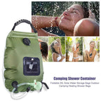 The High-Noon Solar Shower Bag: 20L Portable Thermal Shower Solution