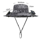 The Sol-Breeze: Dual-Fan Tactical Safari Hat