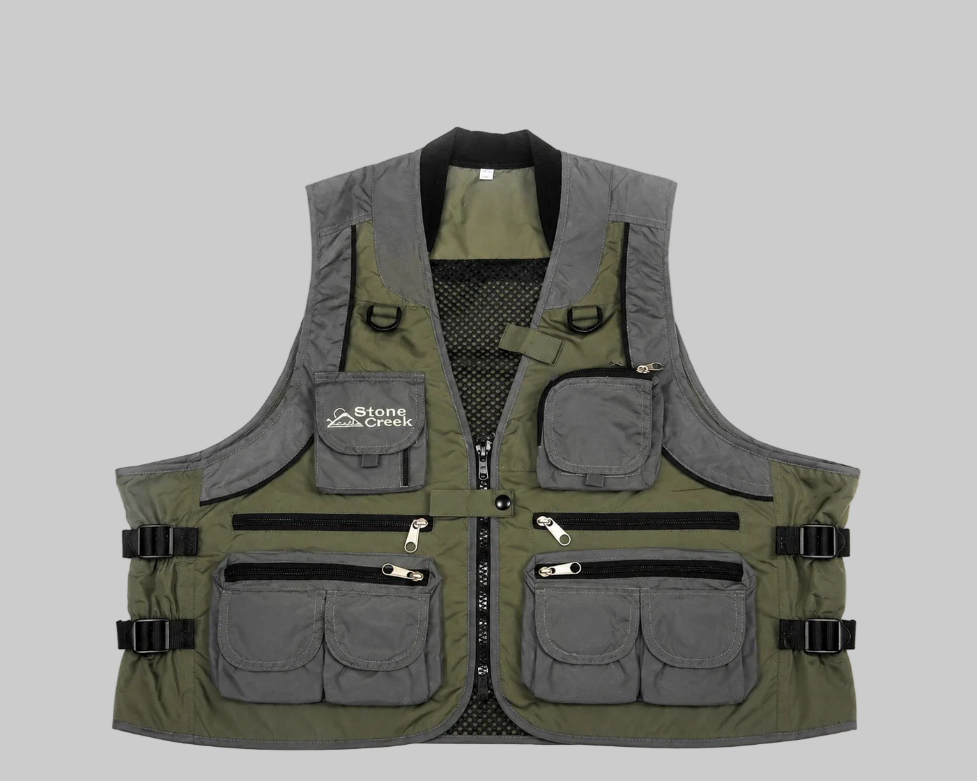 Stone Creek Deluxe Multi-Pocket Fishing Vest | Lightweight Utility Gear