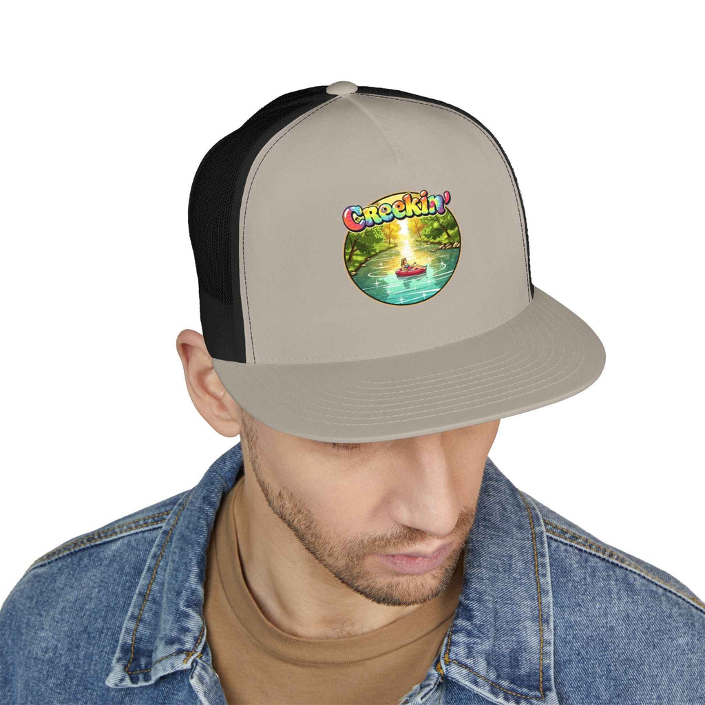 Creek Life Trucker Cap – “CREEKIN' a way of life, A way of Livin'” Vintage Snapback