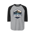 Raglan Shirt - Clear Water Trading Co. Mountain Graphic Baseball Tee