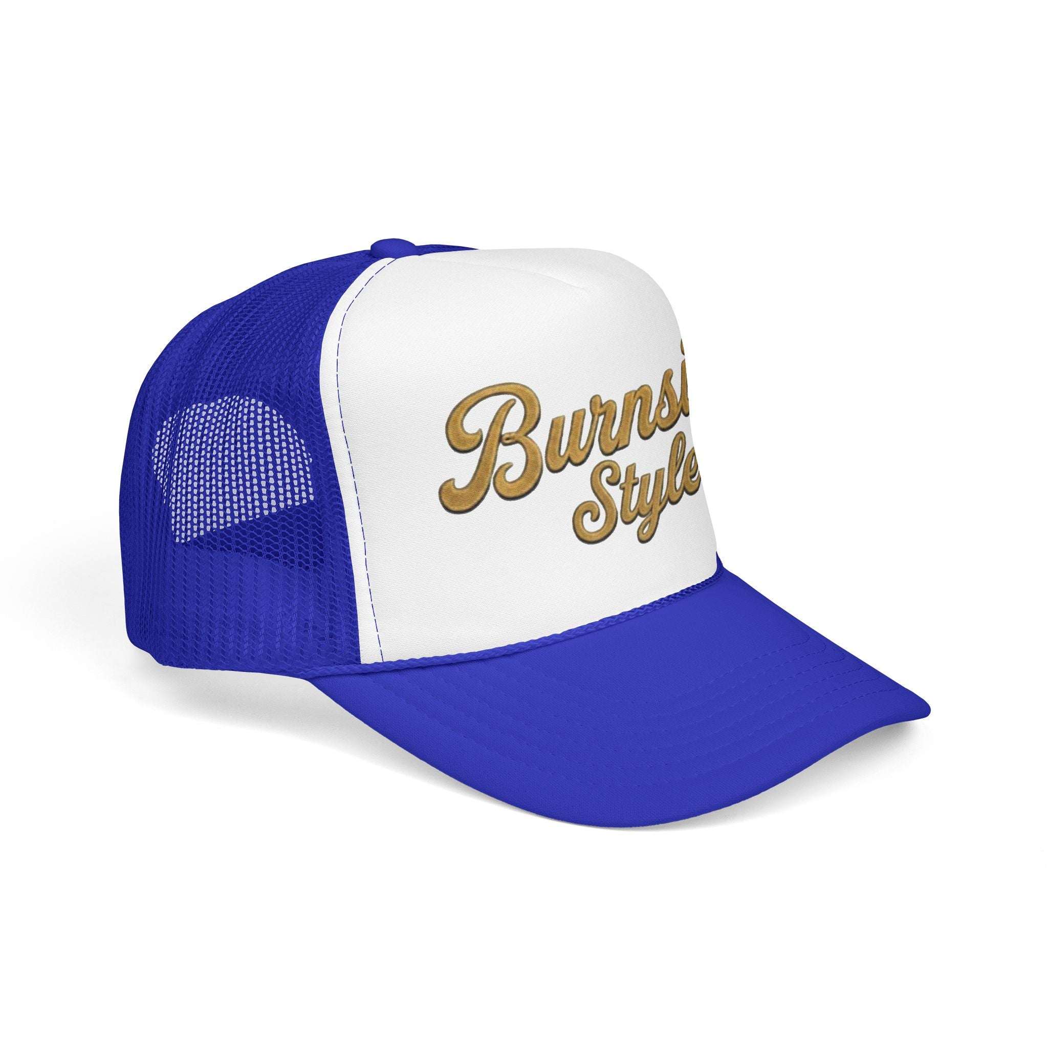 Burnside Style Retro Foam Trucker Hat — Centennial Tribute Crown - Clear Water Trading Co.