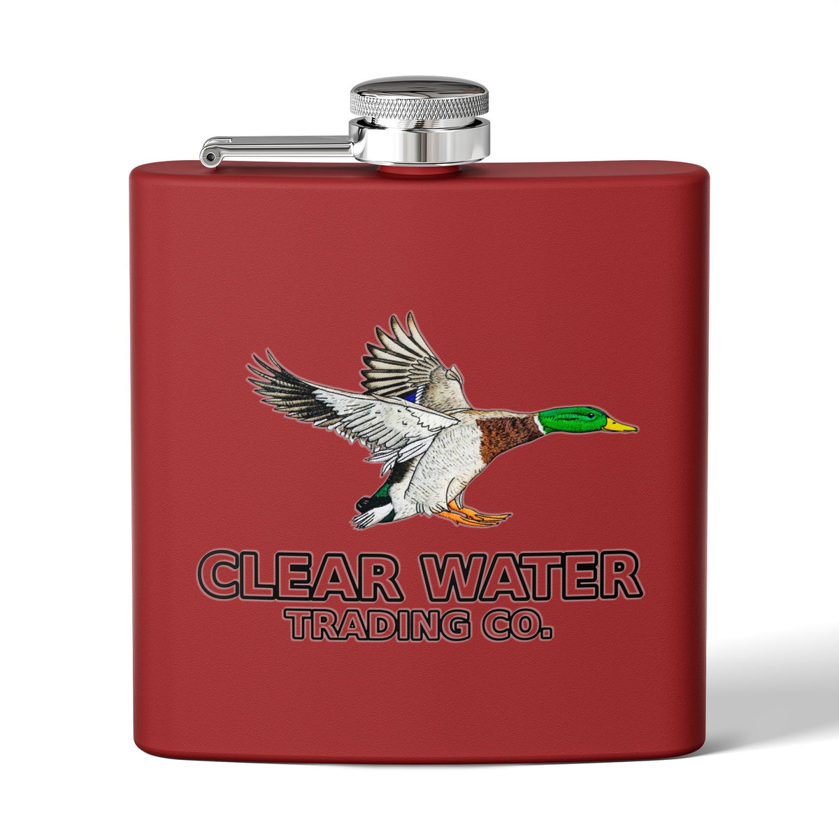 Green Head - Mallard Duck 6oz. Pocket Flask - Clear Water Trading Co.