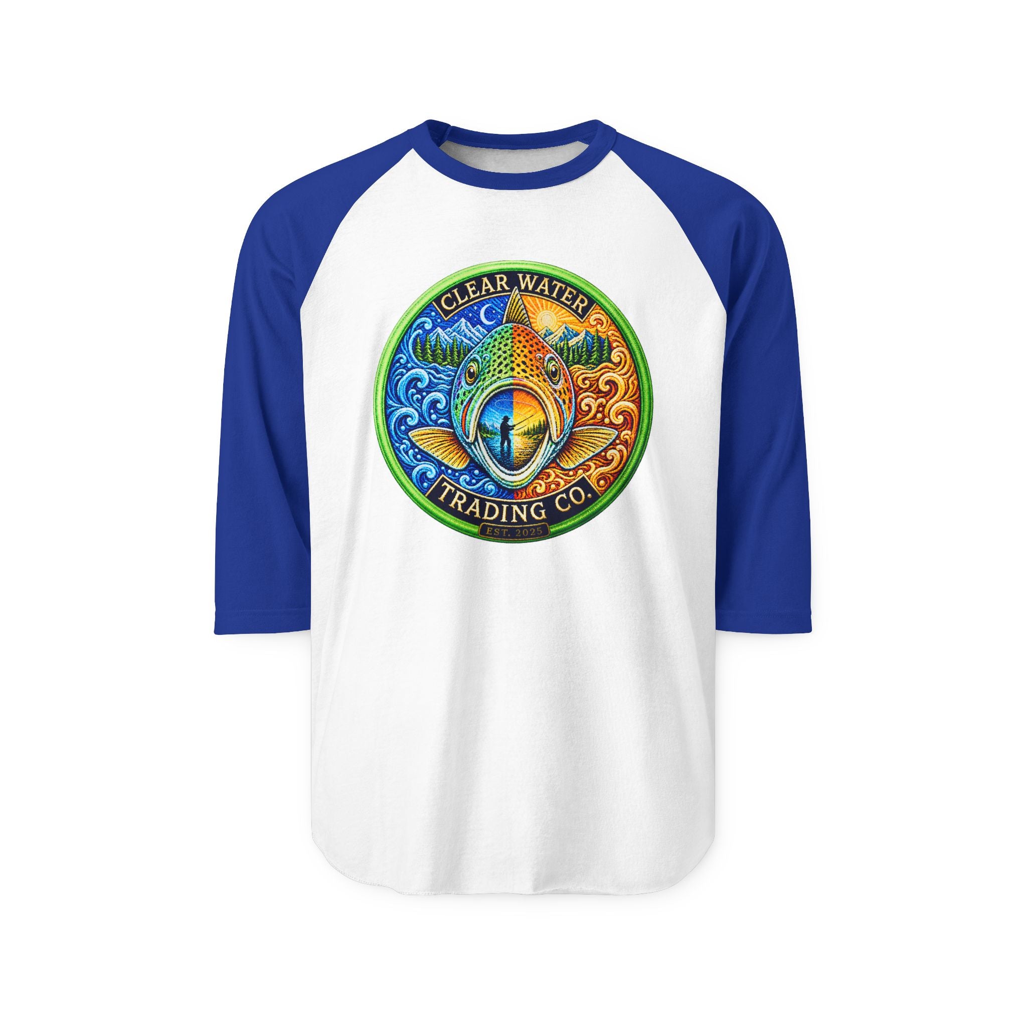 Unisex Three-Quarter Sleeve Raglan Shirt