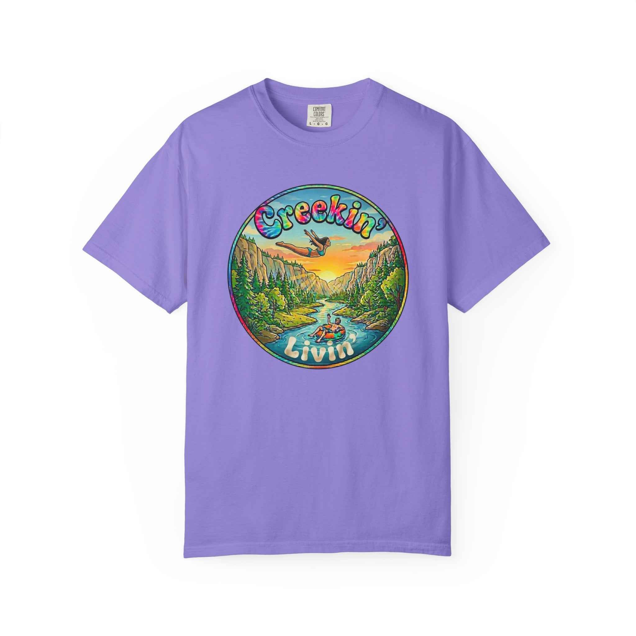 Creekin' Life by the Creek T-Shirt — "Get Your Creek On" Camp Tee