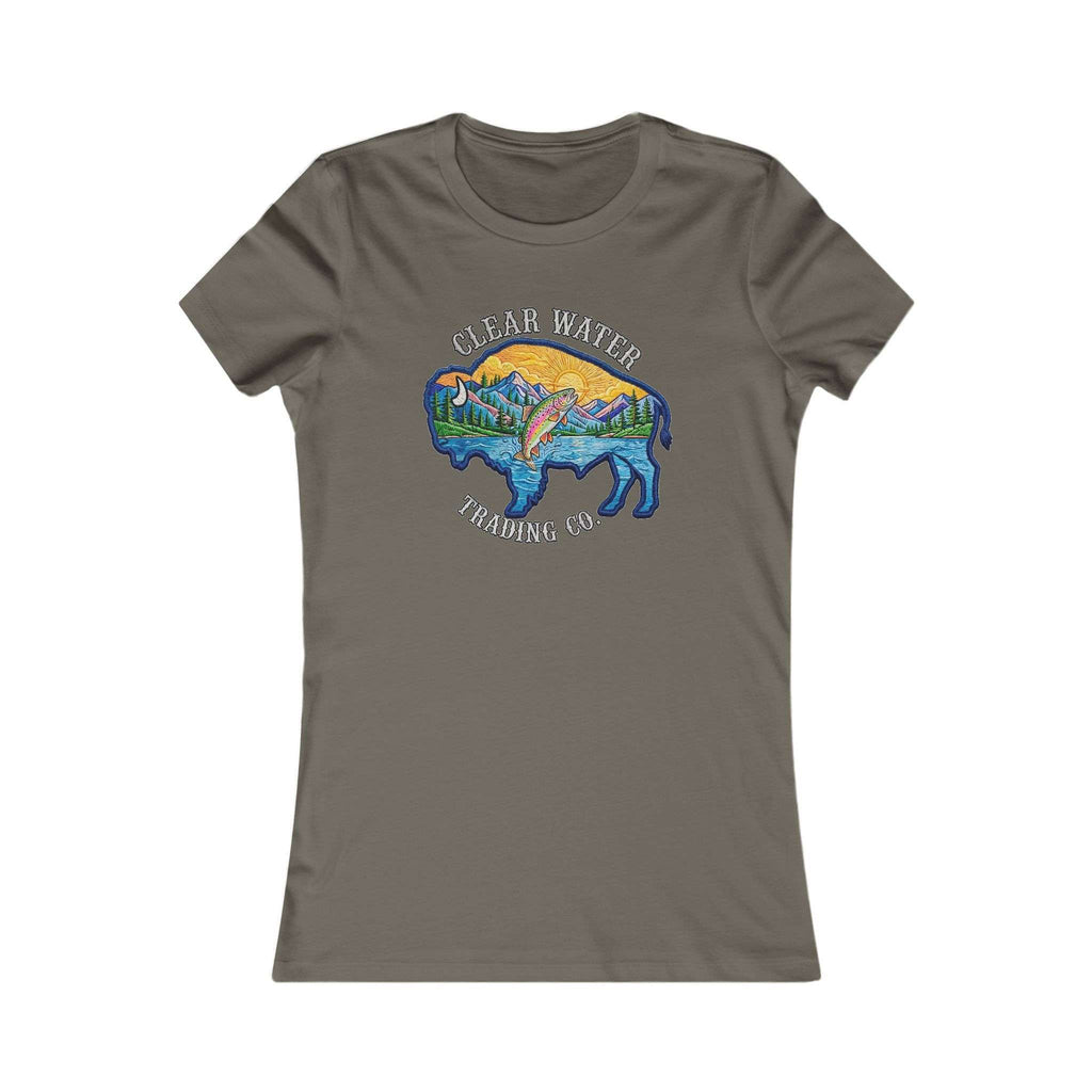 Women's Buffalo Mountain Adventure T-Shirt — Clear Water Trading Co.