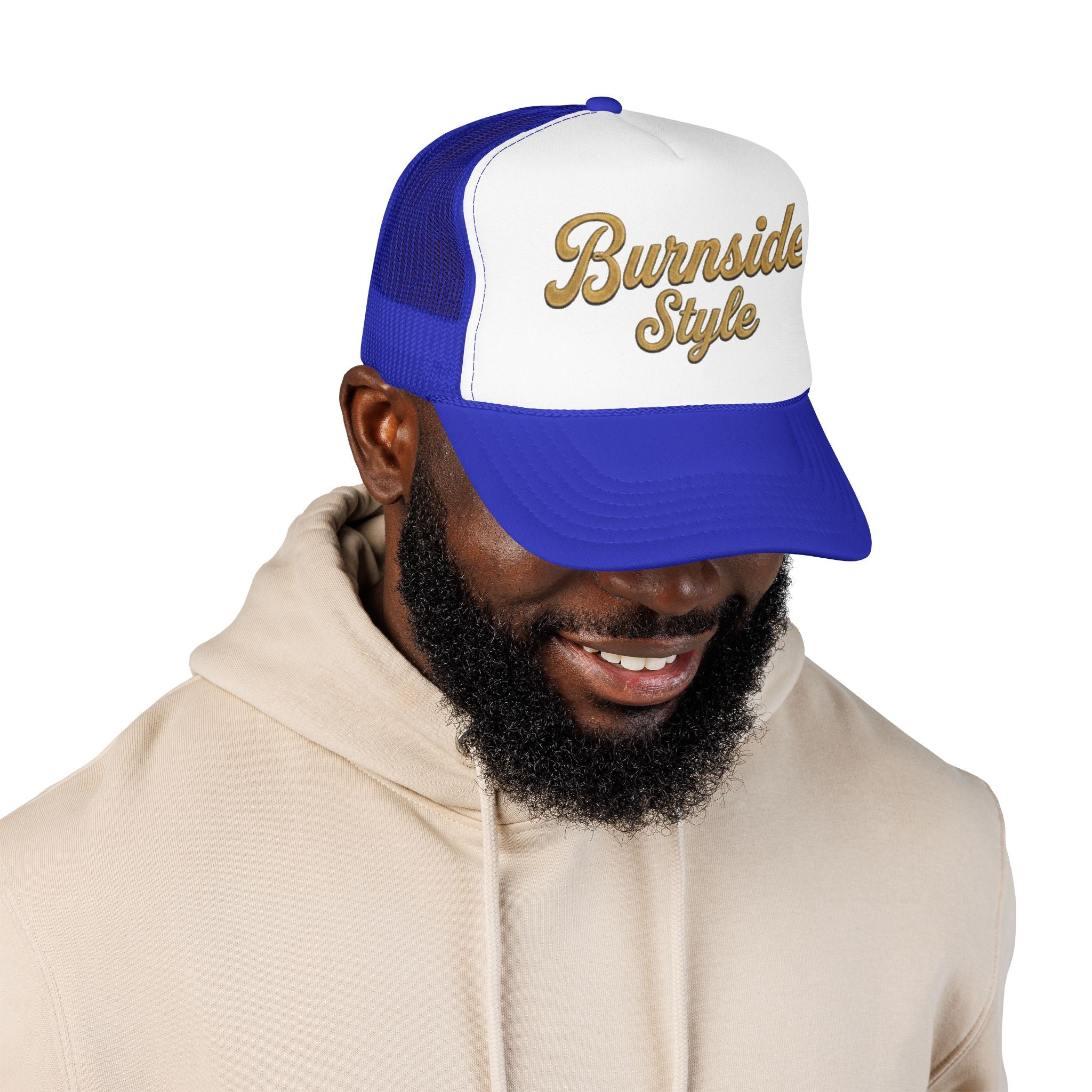 Burnside Style Trucker Hat — Centennial Tribute Foam Cap