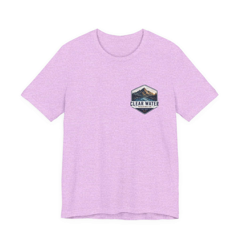Clear Water's Paddle Longer Explore Deeper — Kayak Adventure Tee