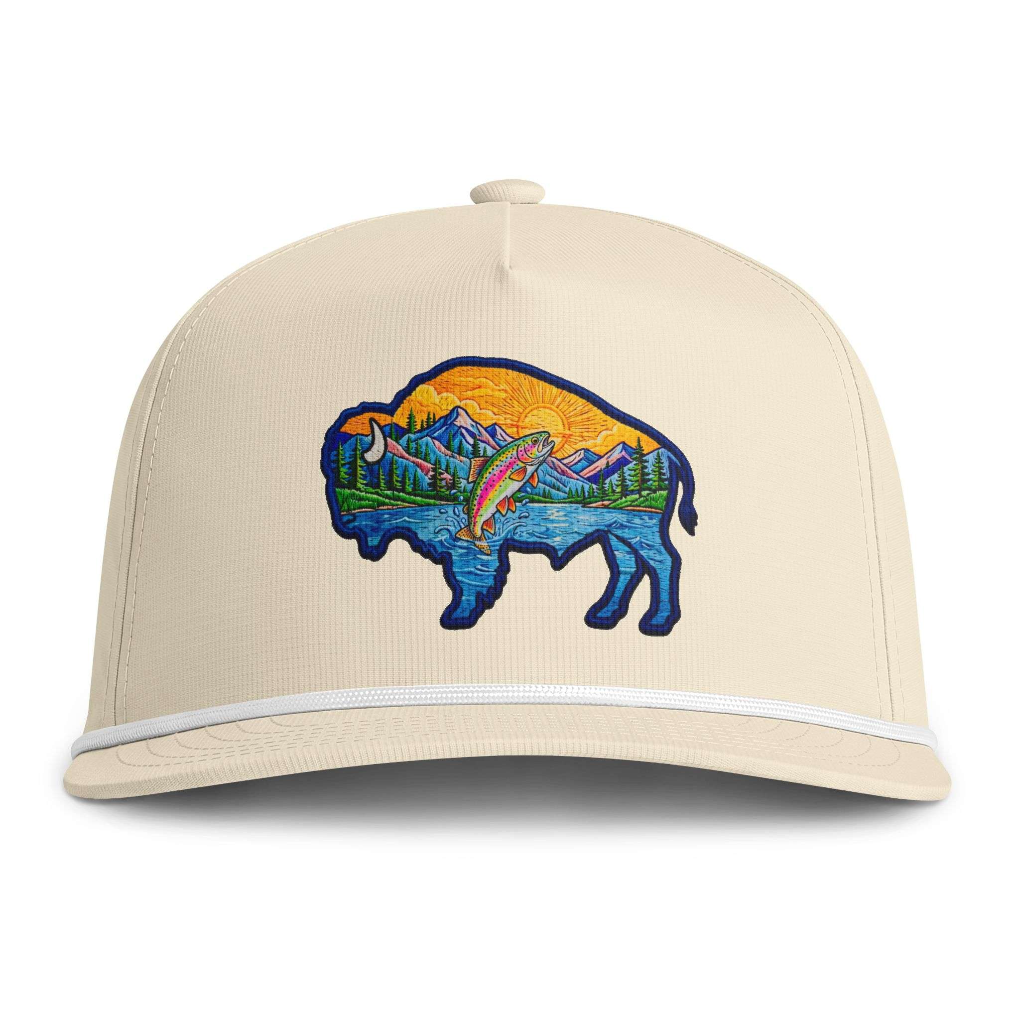 Clear Water's - Sunset Buffalo Rope Style Trucker Hat