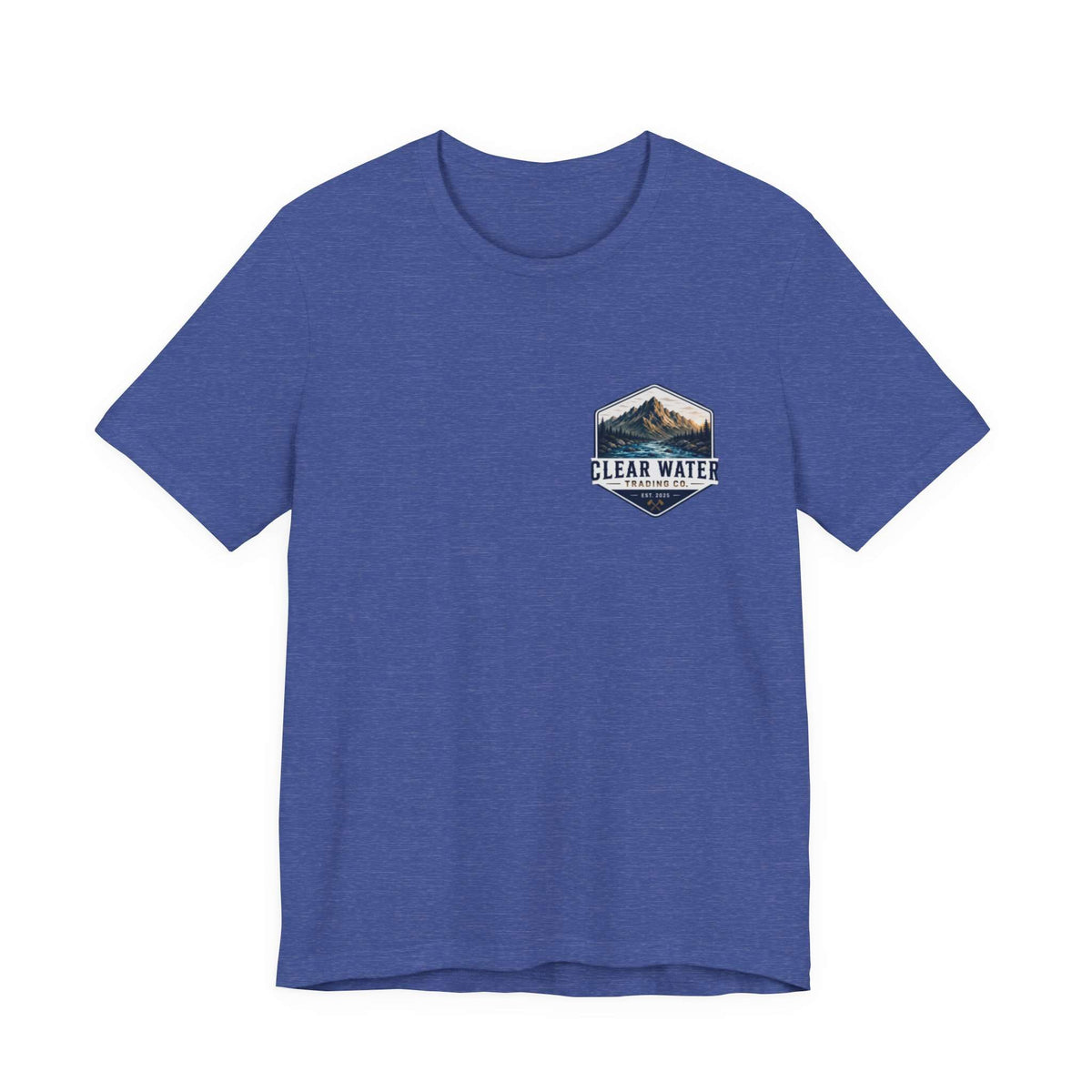Clear Water's Paddle Longer Explore Deeper — Kayak Adventure Tee