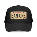 Casquette de camionneur Georgia BAN ONE avec plaque d’immatriculation vintage | Clear Water Trading Co.
