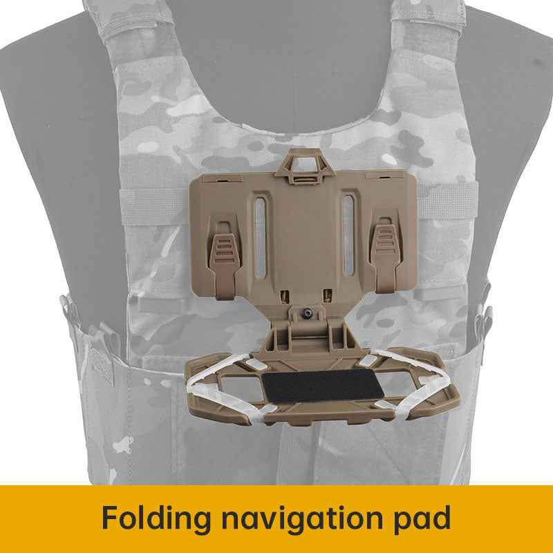 MOLLE Mount Chest Mobile Phone Carrier for War Vest – Folding Navigation Board