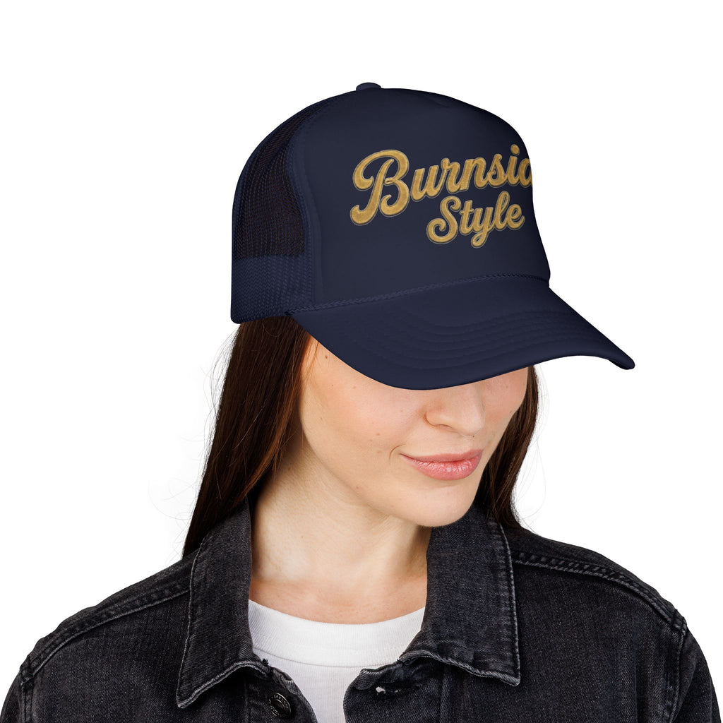 Burnside Style Trucker Hat — Centennial Tribute Foam Cap
