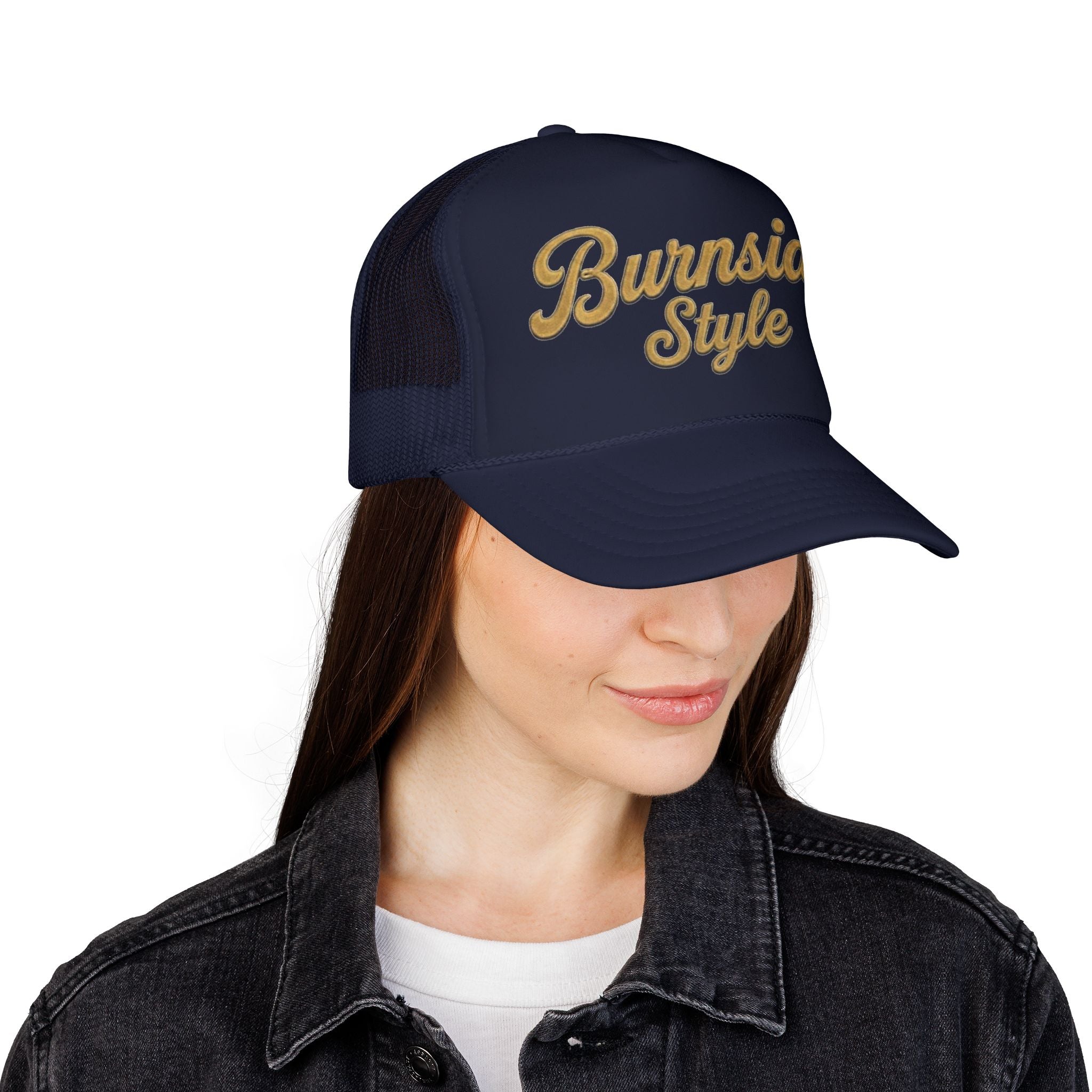 Burnside Style Trucker Hat — Centennial Tribute Foam Cap