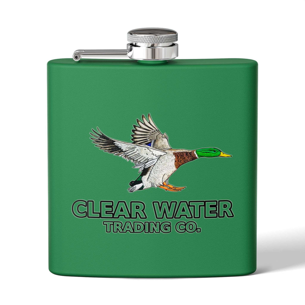 Green Head - Mallard Duck 6oz. Pocket Flask - Clear Water Trading Co.