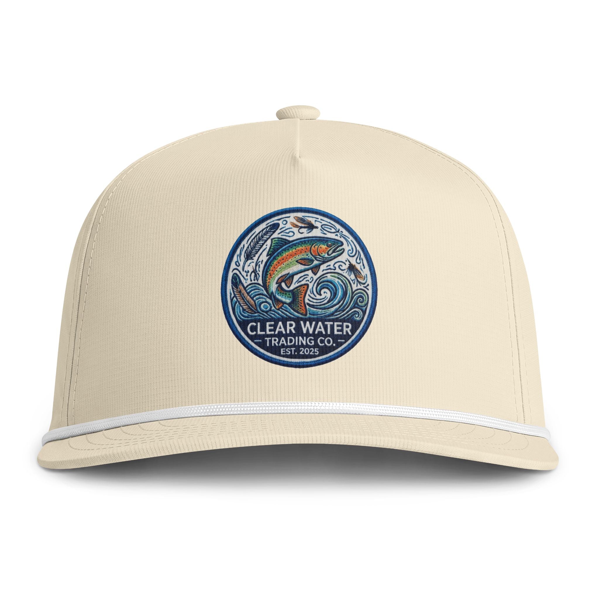 Clear Water Trading Co. — Retro Trout Rope Cap
