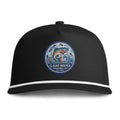 Sunwashed Rope Cap — Clear Water Trading Co. Embroidered Fishing Wave Hat