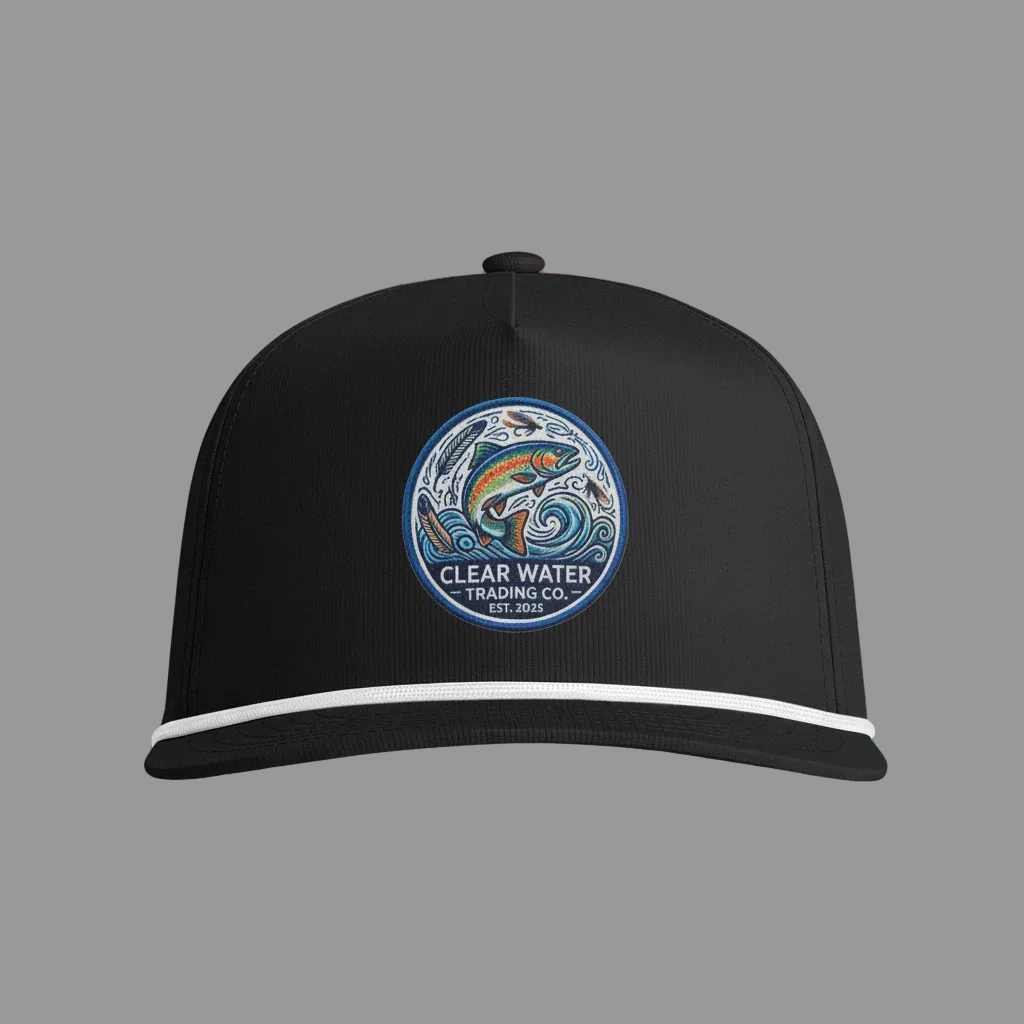 Clear Water Trading Co. — Retro Trout Rope Cap - Clear Water Trading Co.