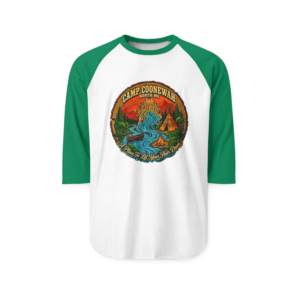 Camp Coonewah – The Campfire Raglan 3/4 Sleeve