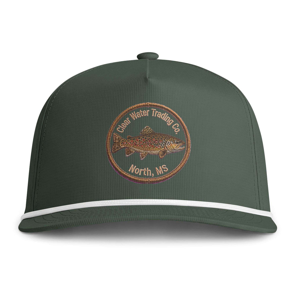 No. 11 - The North MS Brown - Rope Circle Stitch - Rope Brim Trucker
