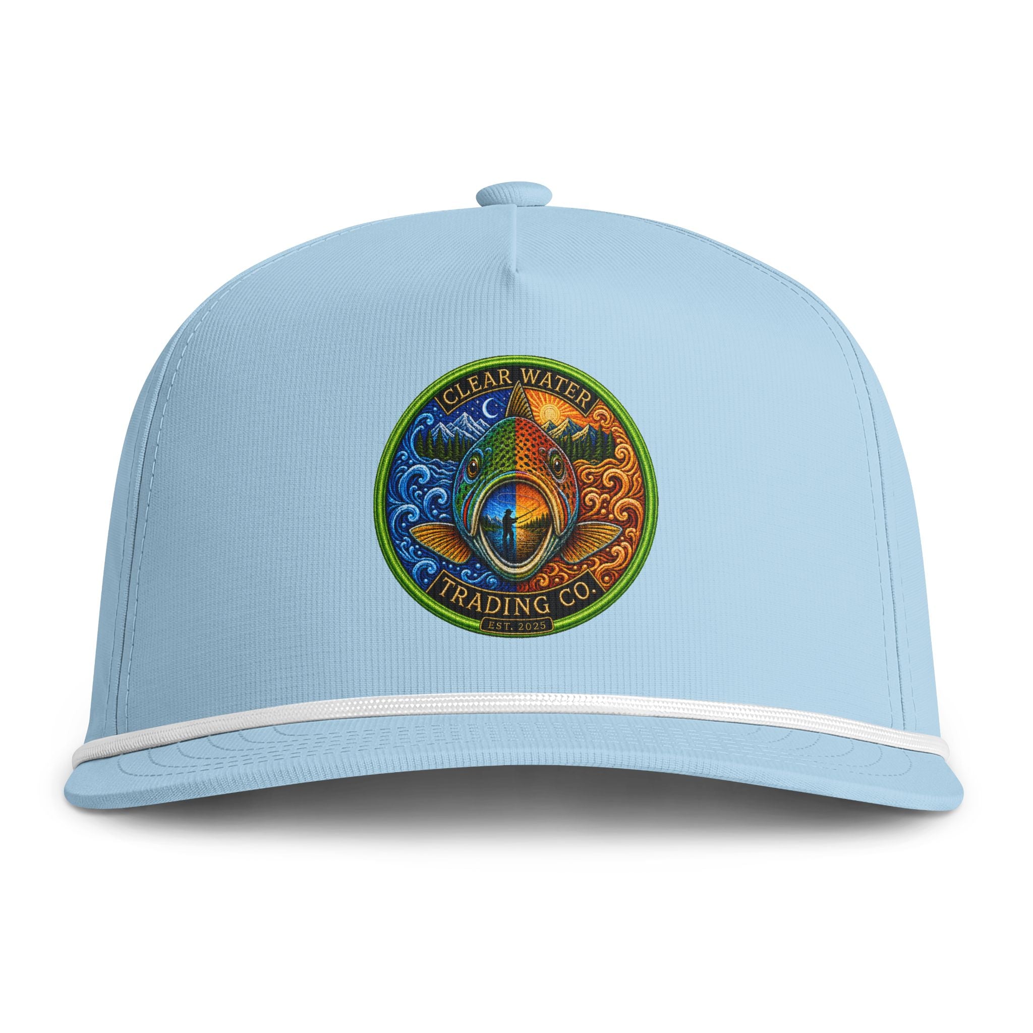Clear Water Trading Co. — Premium Trout Badge Rope Hat