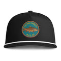 No. 09 - The North MS Brown - Sunset Rise - Rope Brim Trucker Hat