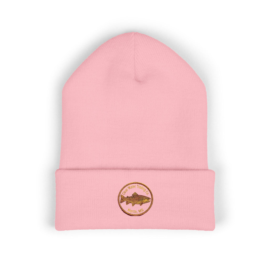 Trout Badge Cuffed Beanie — Clear Water Trading Co.