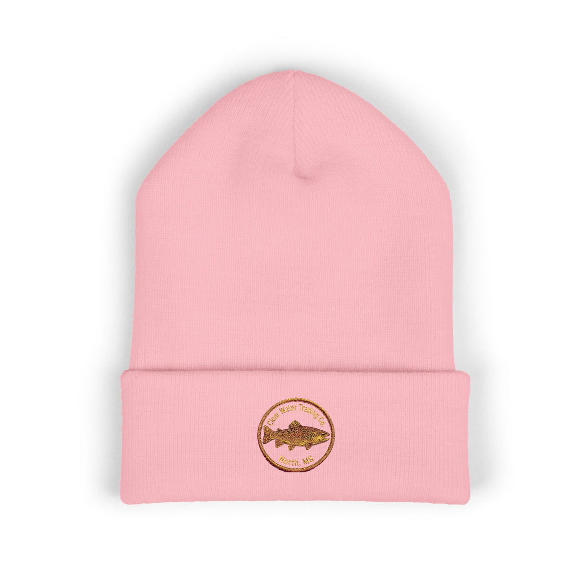 Trout Badge Cuffed Beanie — Clear Water Trading Co.