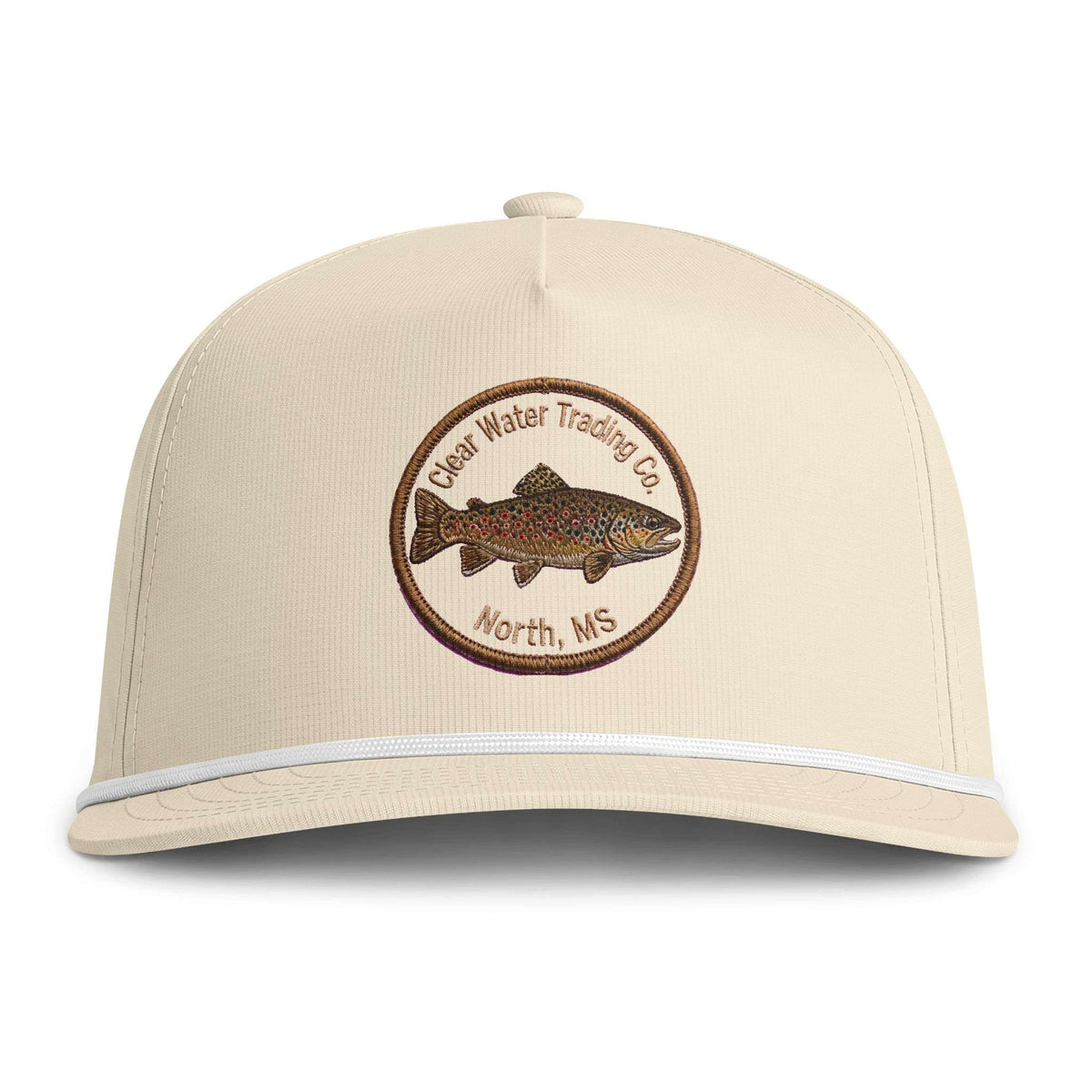 No. 11 - The North MS Brown - Rope Circle Stitch - Rope Brim Trucker