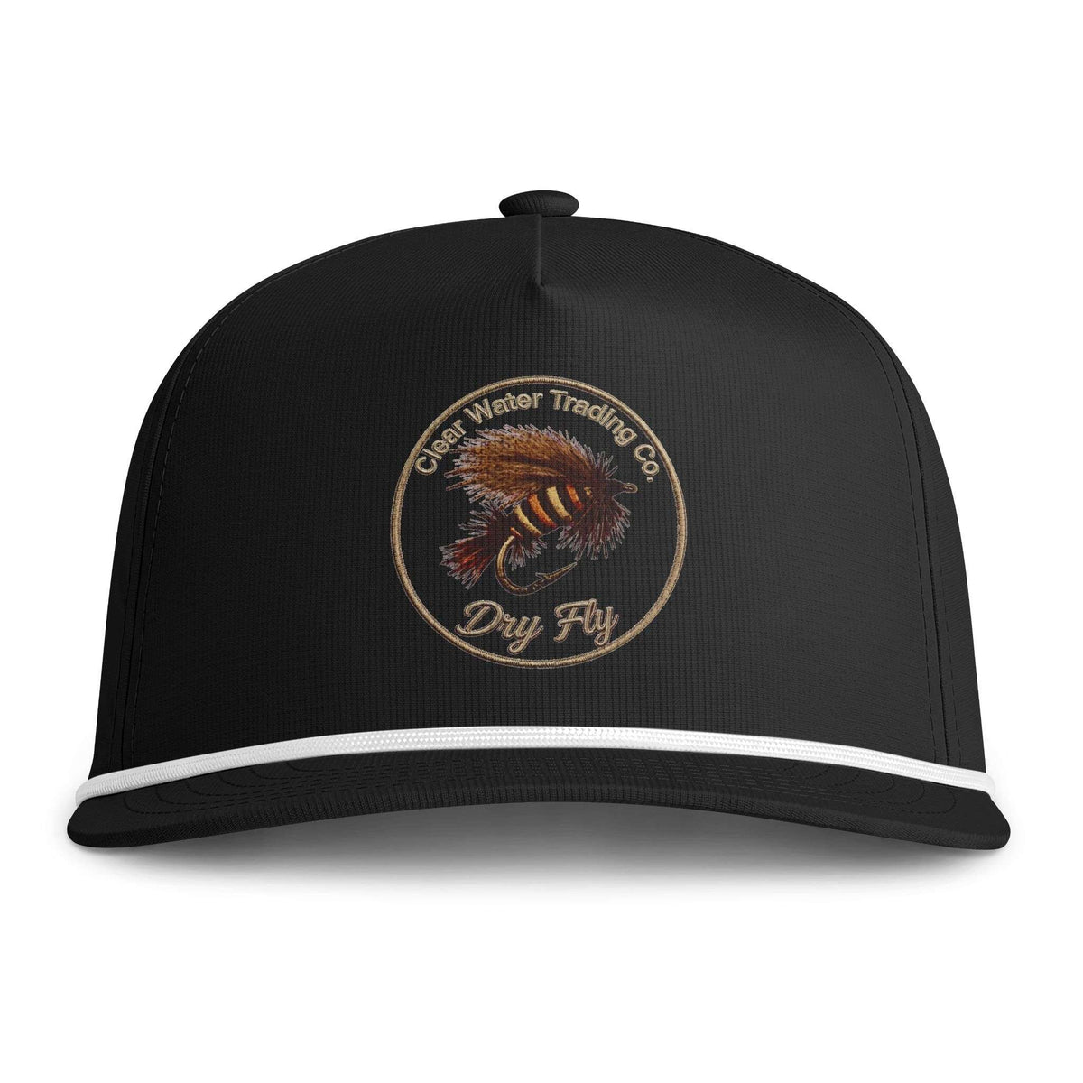 N° 06 - Le badge de mouche sèche - Cercle Woolly Bugger - Casquette trucker à bordure en corde