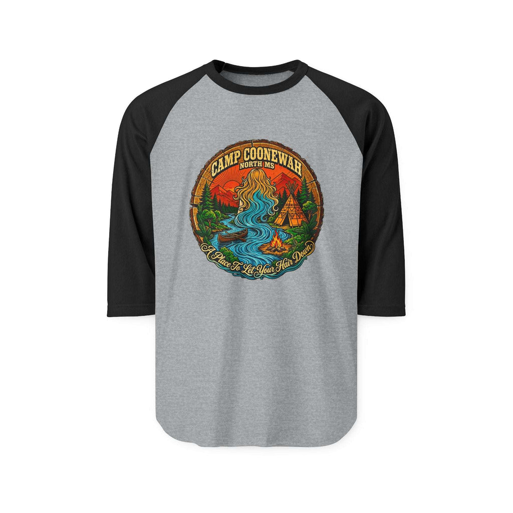 Camp Coonewah – The Campfire Raglan 3/4 Sleeve