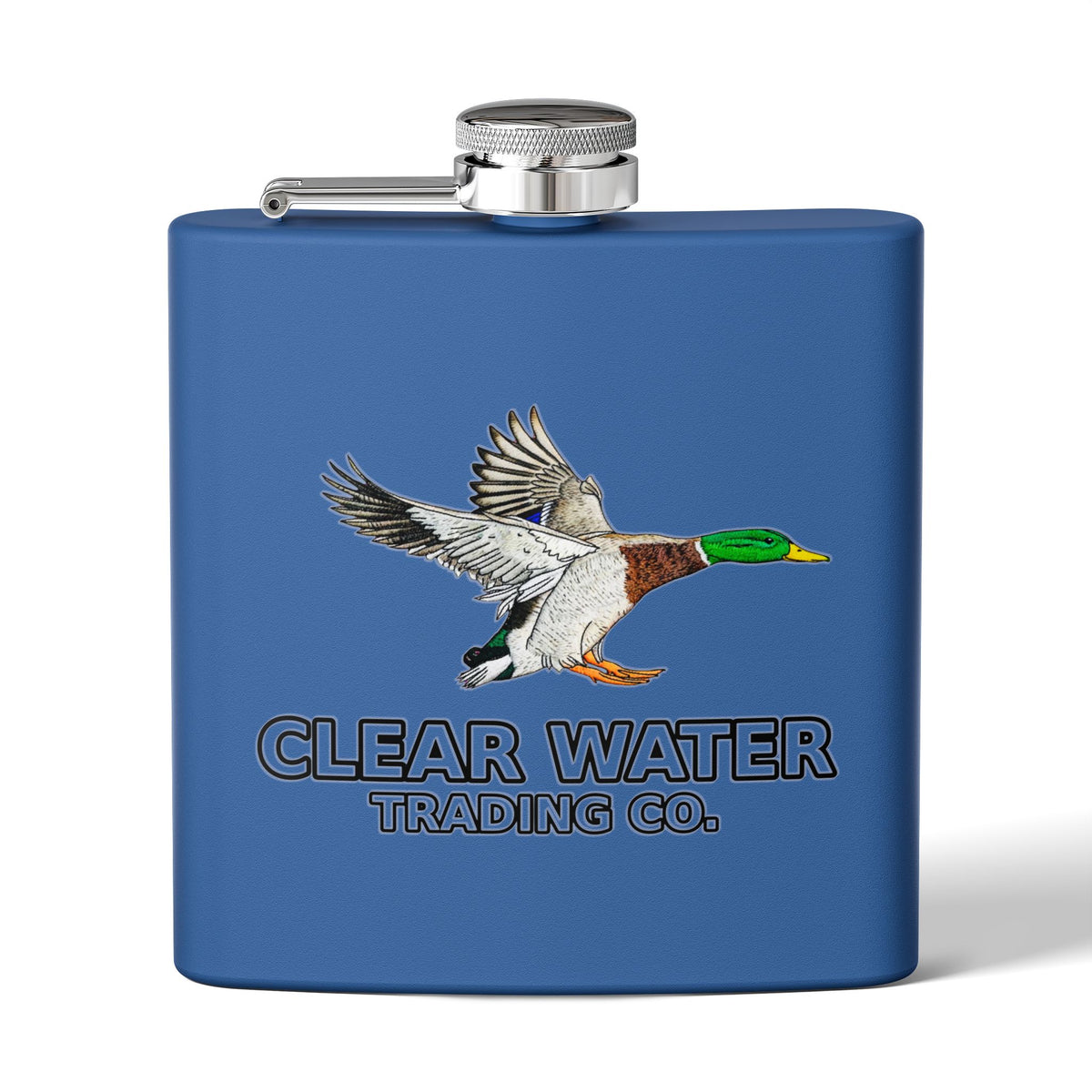Green Head - Mallard Duck 6oz. Pocket Flask - Clear Water Trading Co.