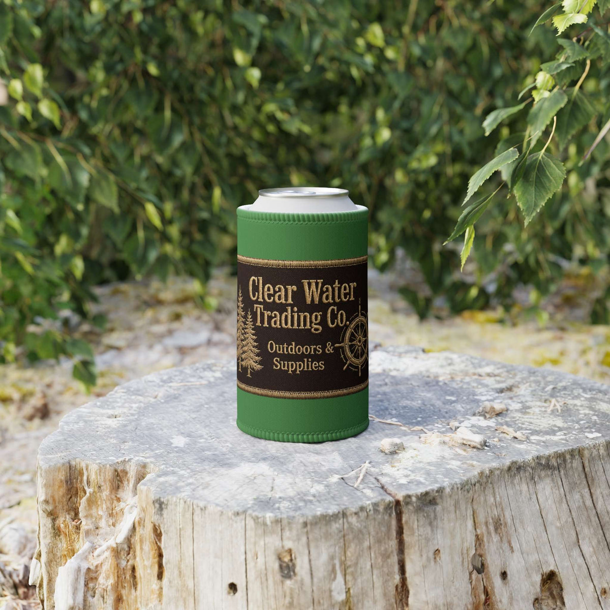 Glacière pour canette Clear Water Trading Co. Outdoors & Supplies – modèle Heritage, format court