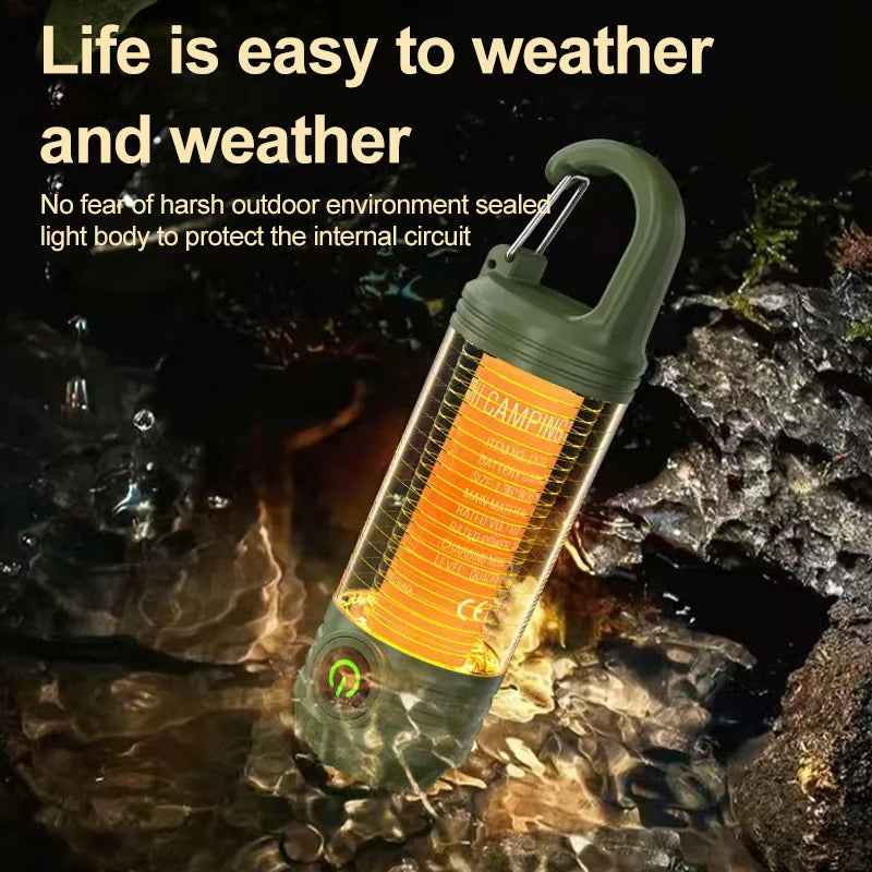 The Beacon Rechargeable Retro Lantern for Outdoor Adventures