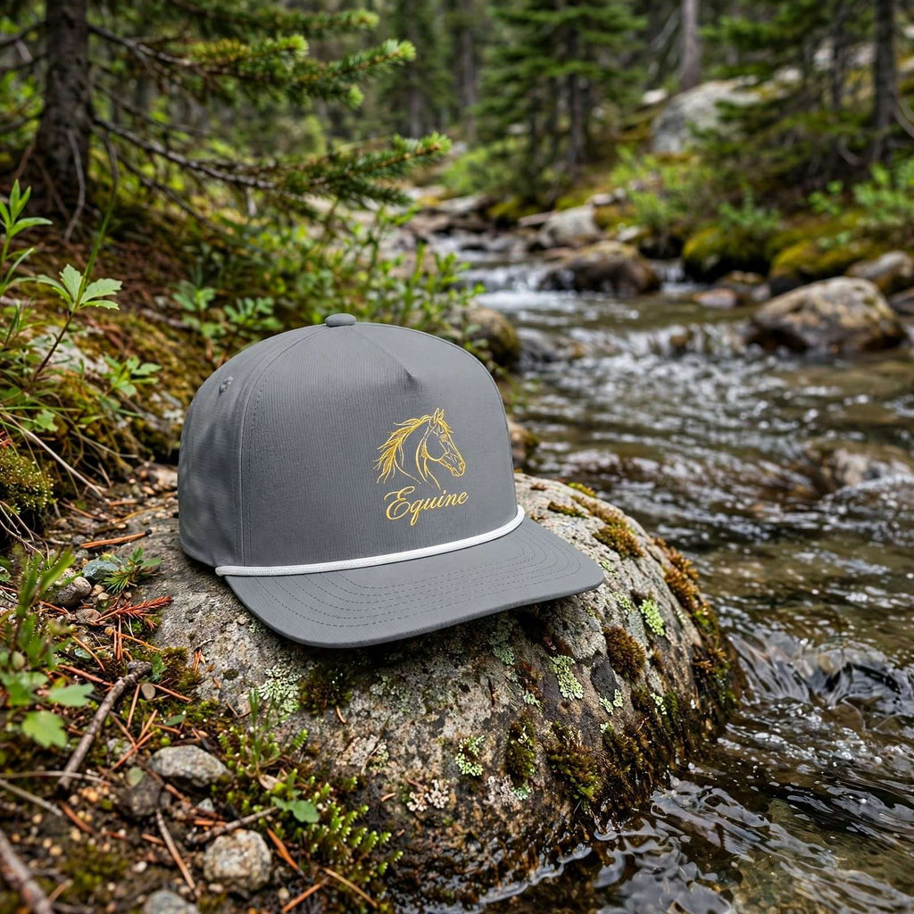 Clear Water's - Equine Embroidered Rope Style Trucker Hat