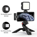 MAMEN Wireless Vlogging Kit with Tripod, Lavalier Microphone for iPhone & Android