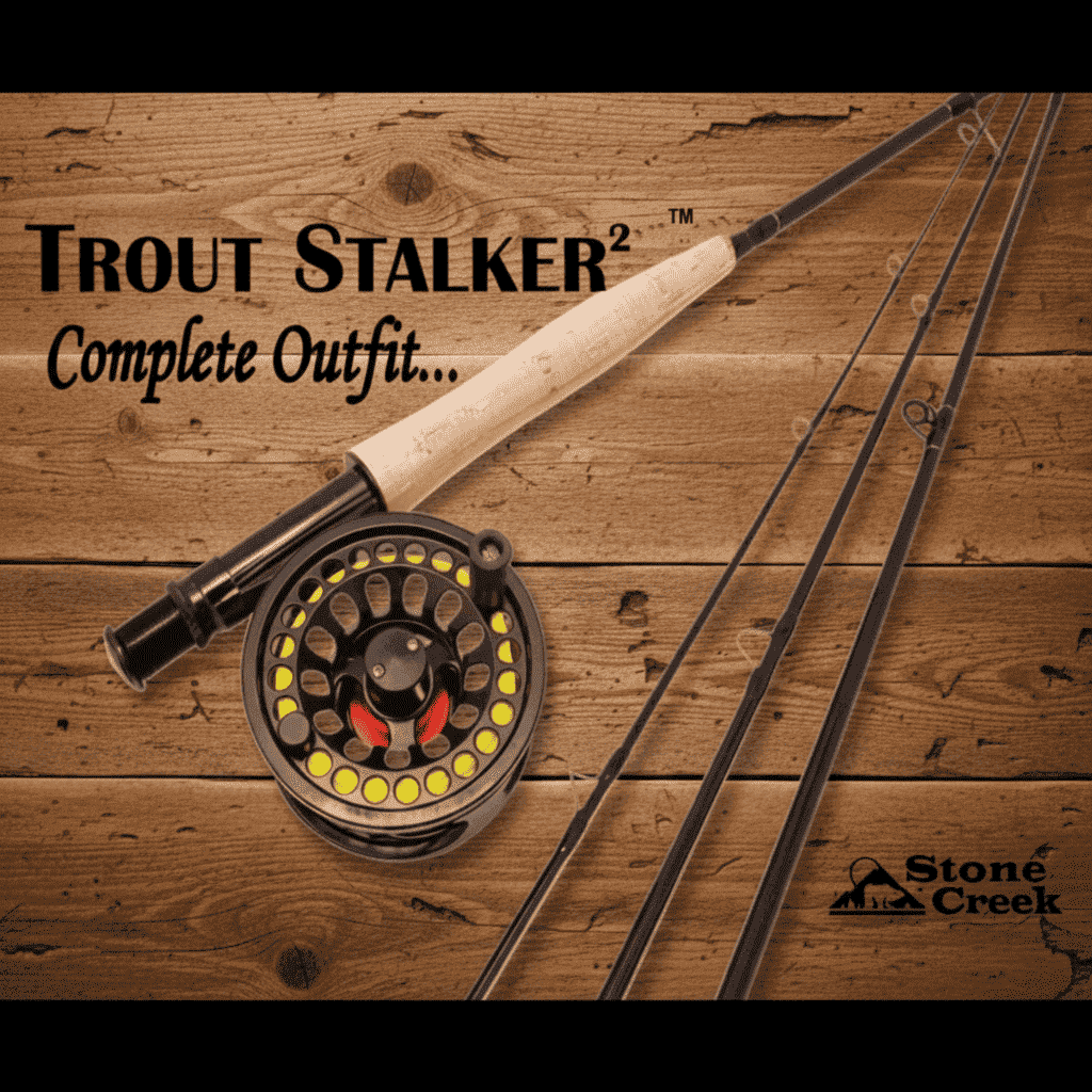 TS-2 Trout Stalker Graphite Fly Rod and Arbor Reel Combo (Complete Outfit) 4,5,6 wt - Clear Water Trading Co.