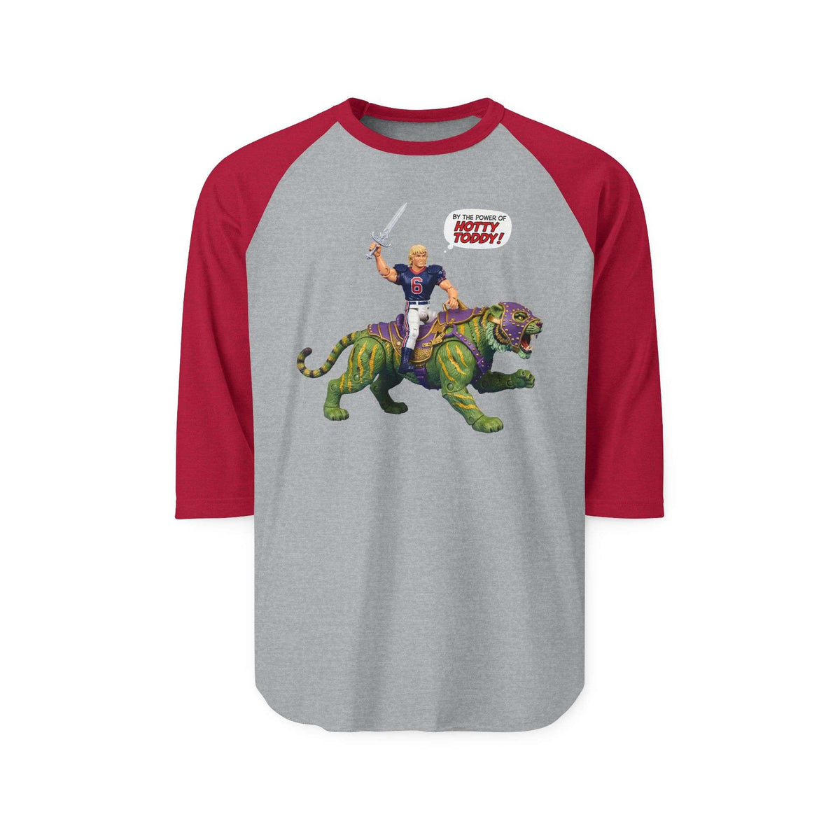 T-shirt raglan « Hotty Toddy Ole Miss Game Day » – Manches 3/4 | Clear Water Trading Co.