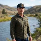 Clear Water Trading Co. — Premium Trout Badge Rope Hat