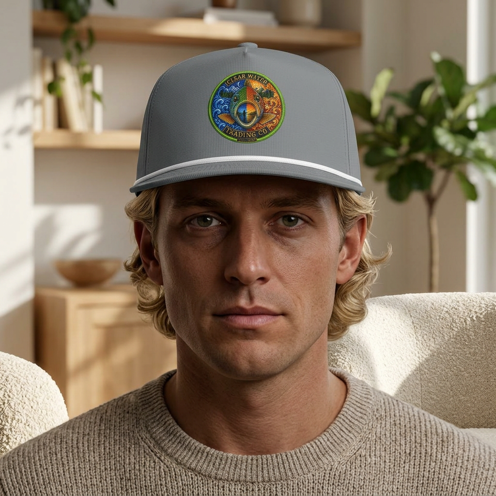 Clear Water Trading Co. — Premium Trout Badge Rope Hat