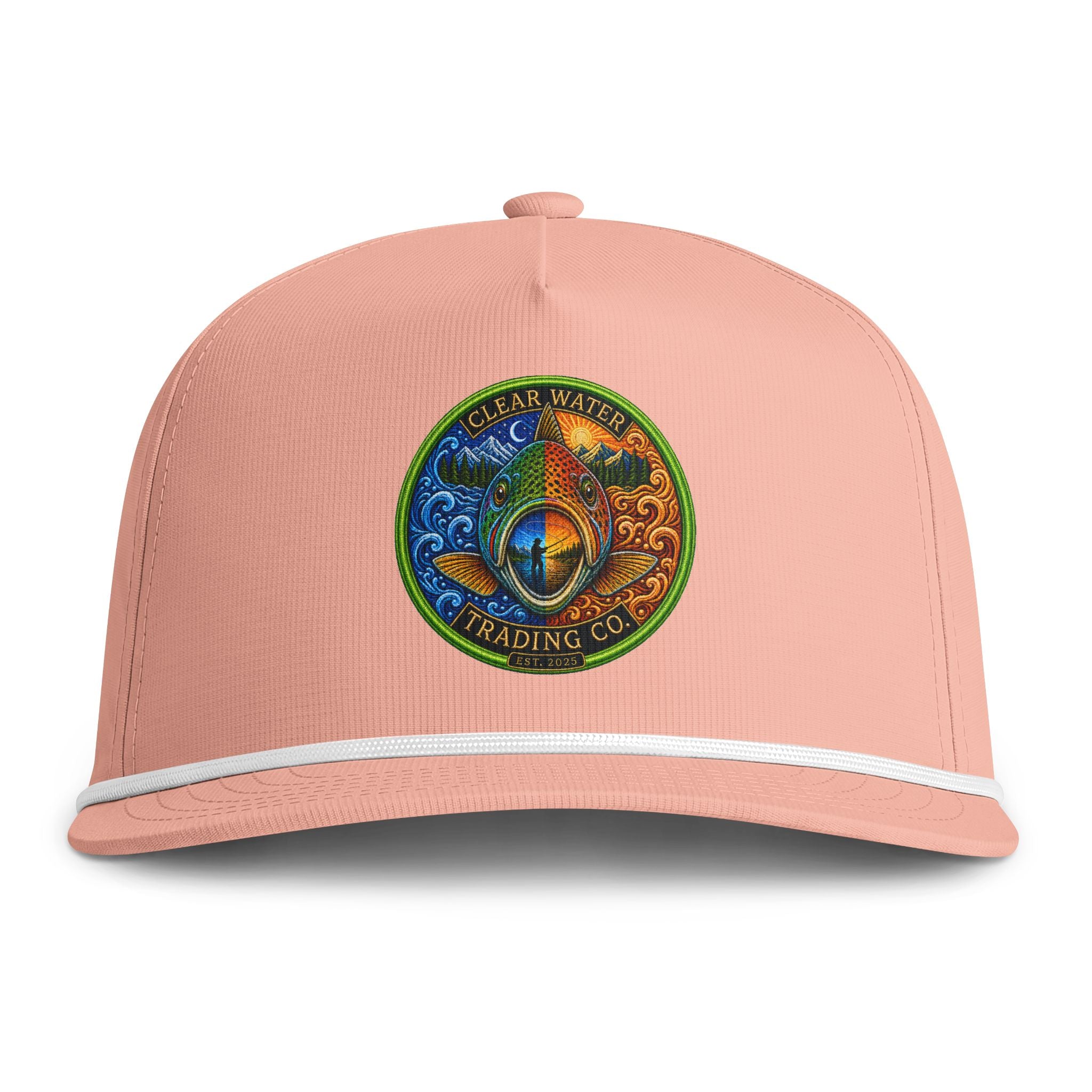 Clear Water Trading Co. — Premium Trout Badge Rope Hat