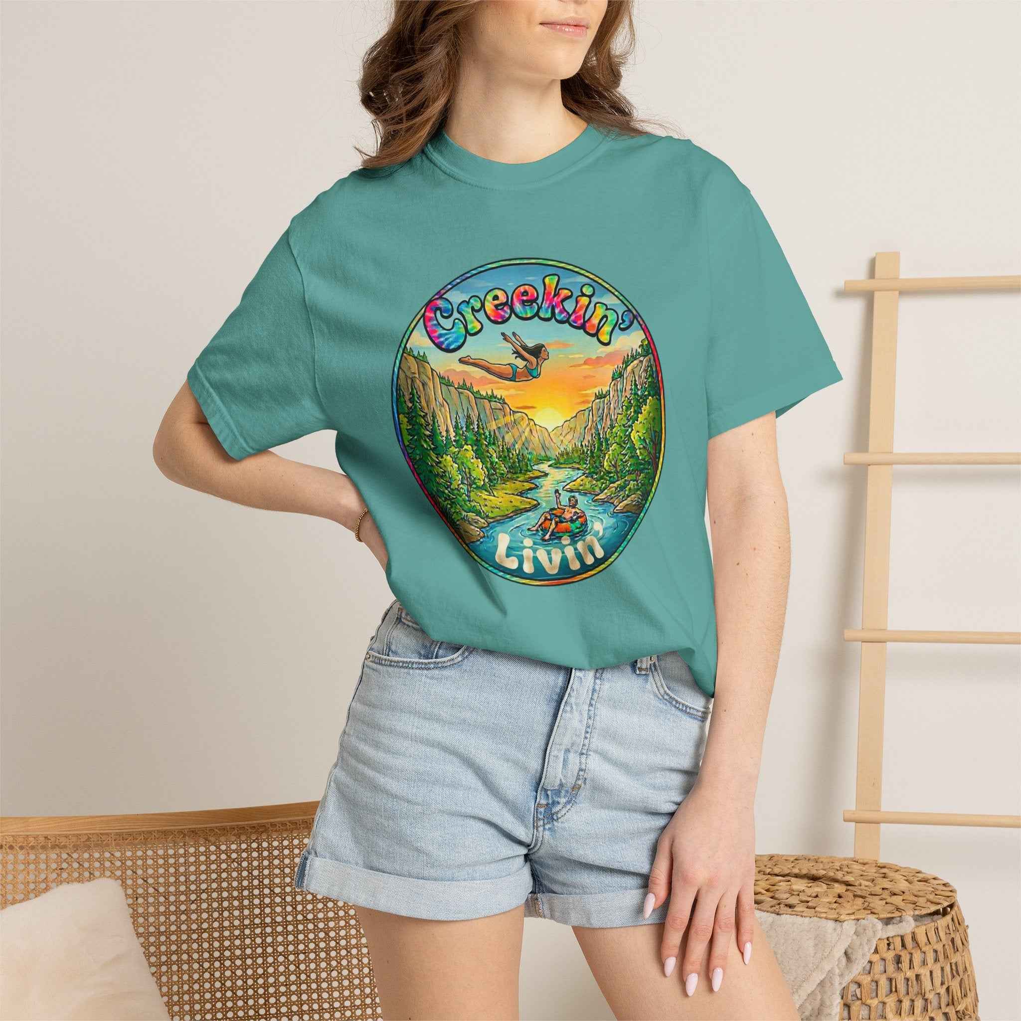 Creekin' Life by the Creek T-Shirt — "Get Your Creek On" Camp Tee