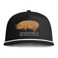 Casquette de ferme vintage « Fat Back Rope Hat » avec écusson de cochon – Clear Water Trading Co.