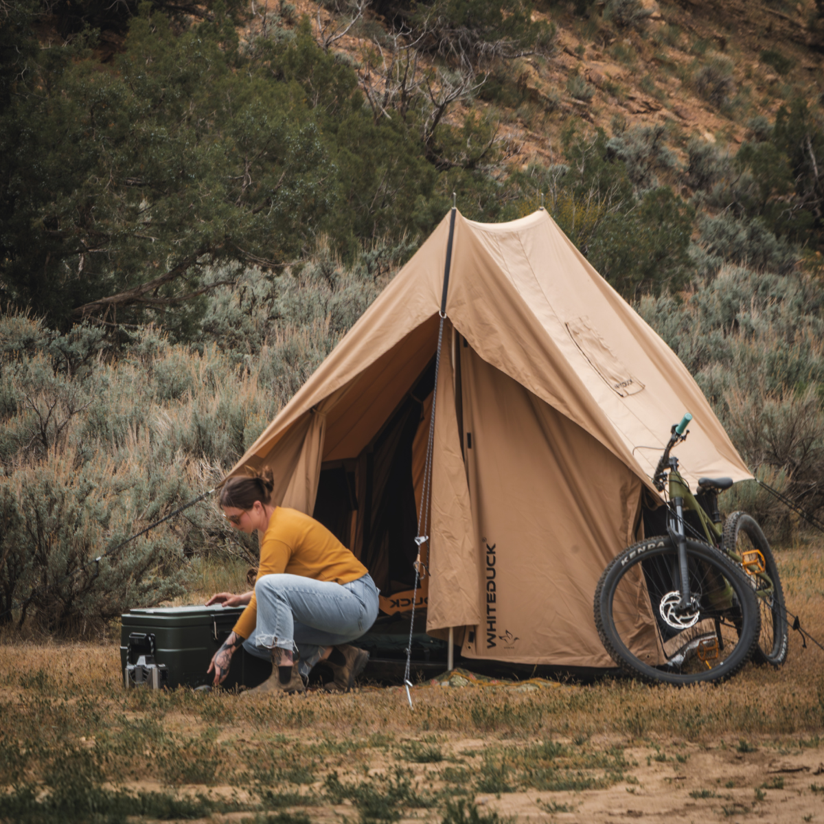 Heritage A-Frame Expedition Camping Tent, 4-Person