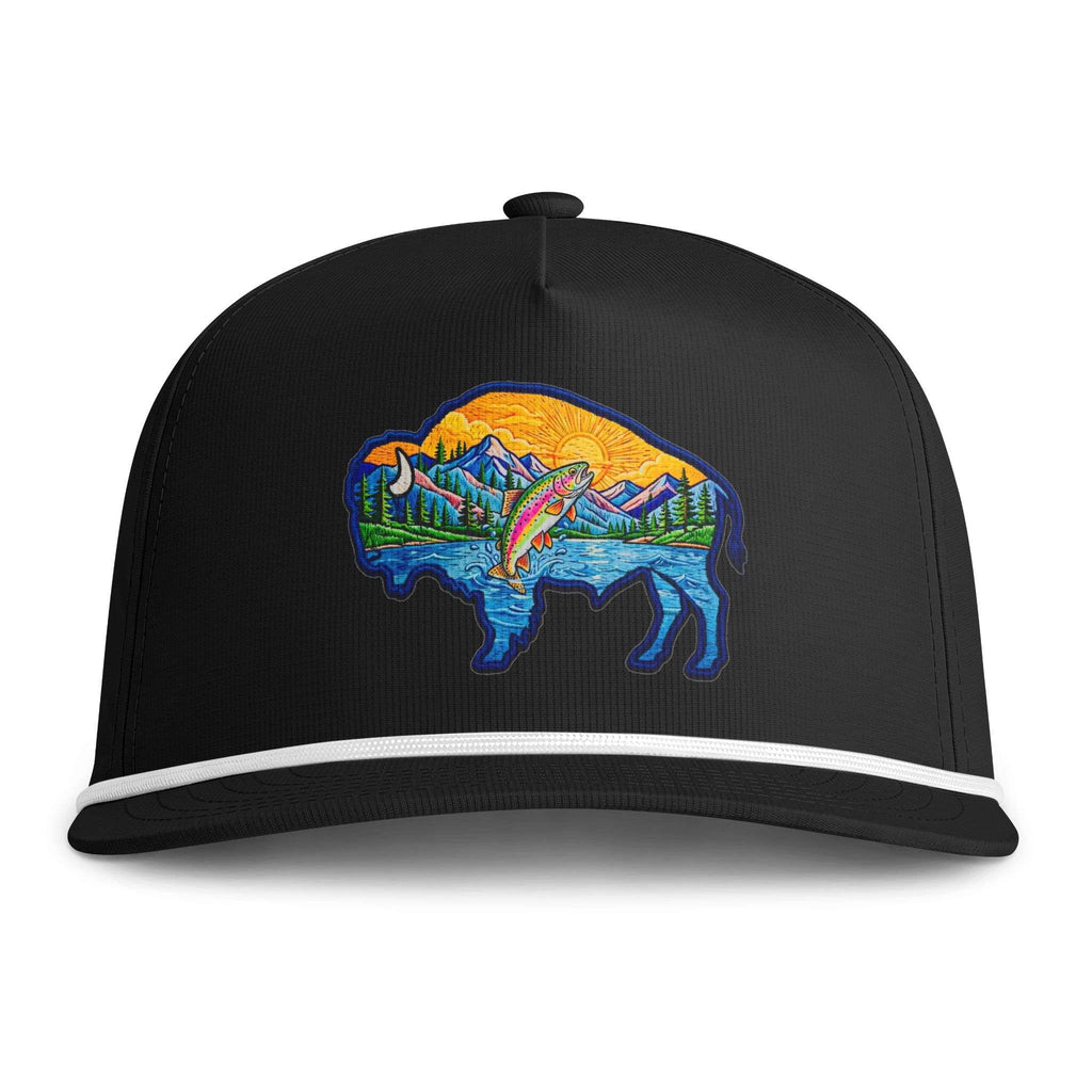 Clear Water's - Sunset Buffalo Rope Style Trucker Hat