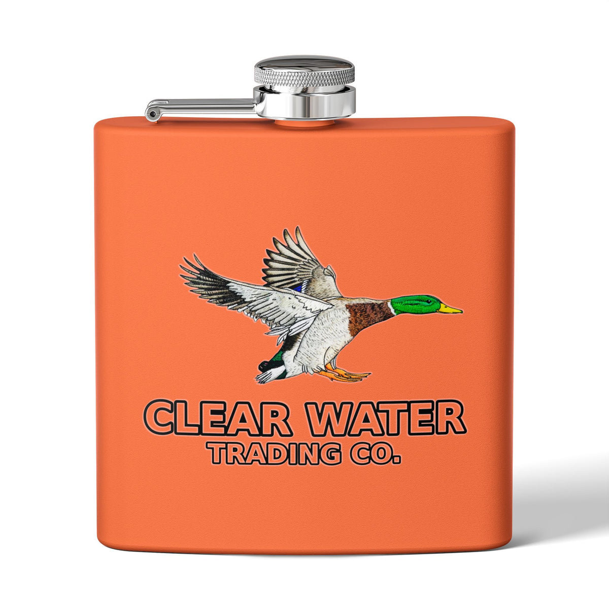 Green Head - Mallard Duck 6oz. Pocket Flask - Clear Water Trading Co.