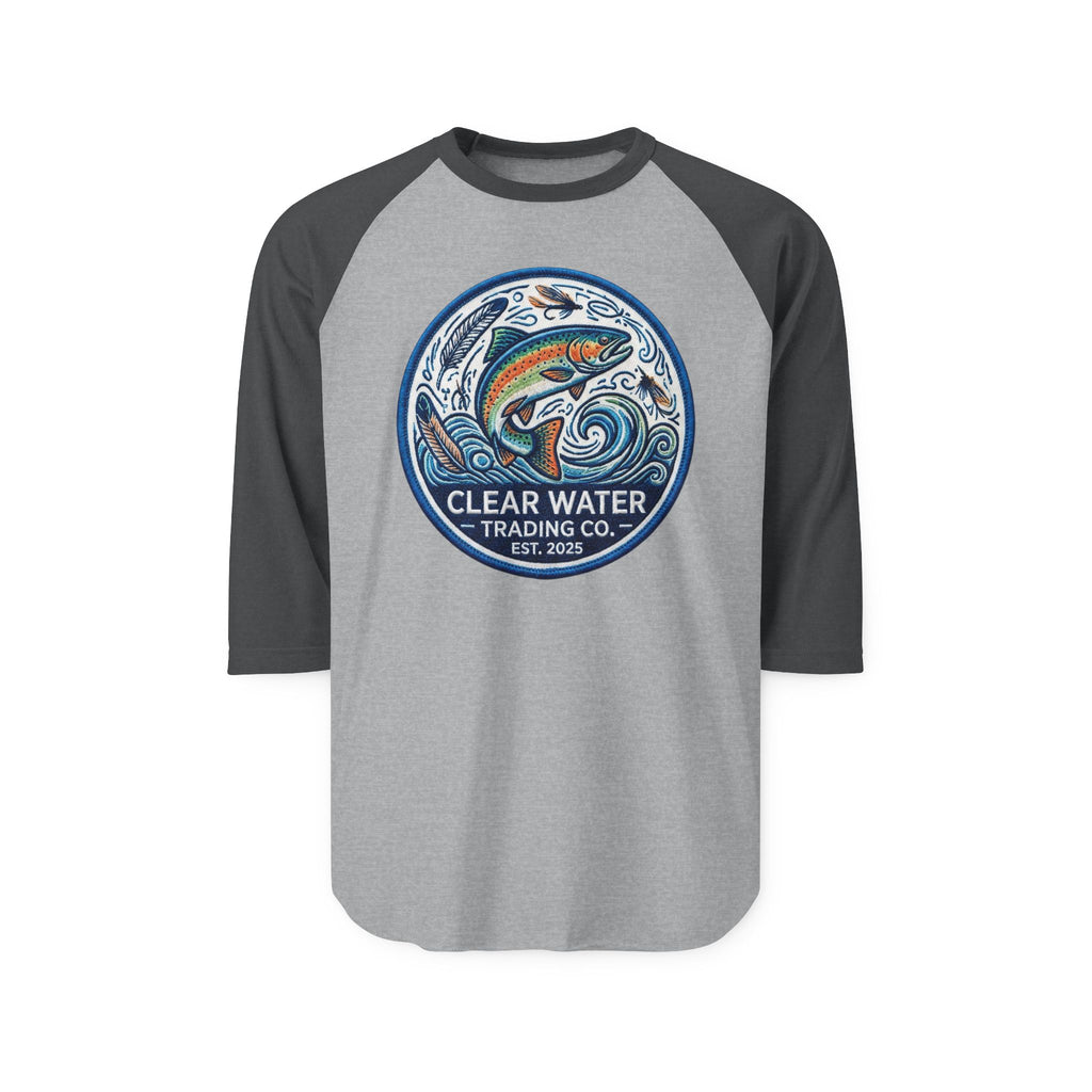 Clear Water Trading Co. — Retro Trout Raglan Shirt