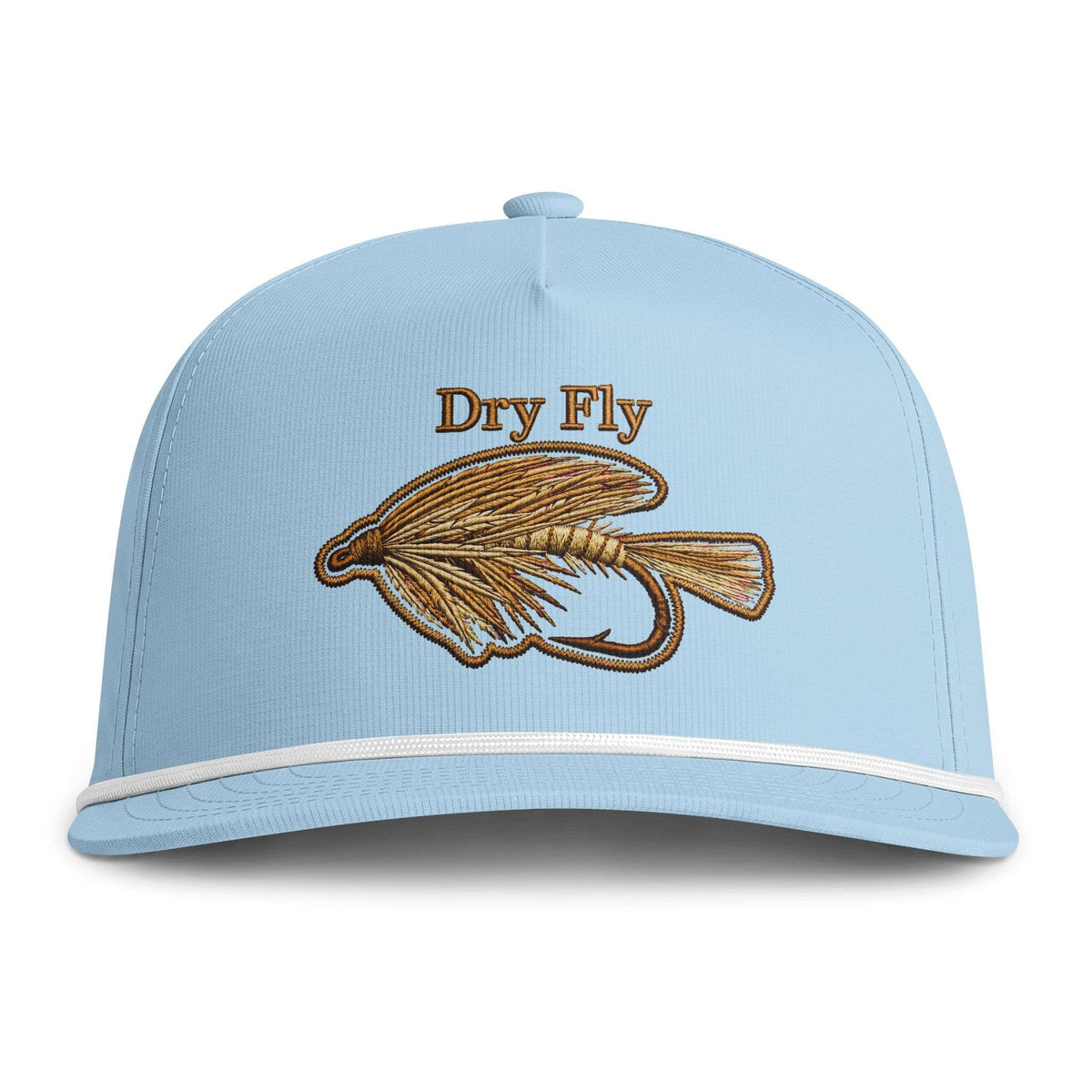 Dry Fly Snapback, Rope Brim Sunwashed Trucker Hat