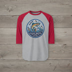 Clear Water Trading Co. Raglan Shirt – Retro Trout Fishing Graphic